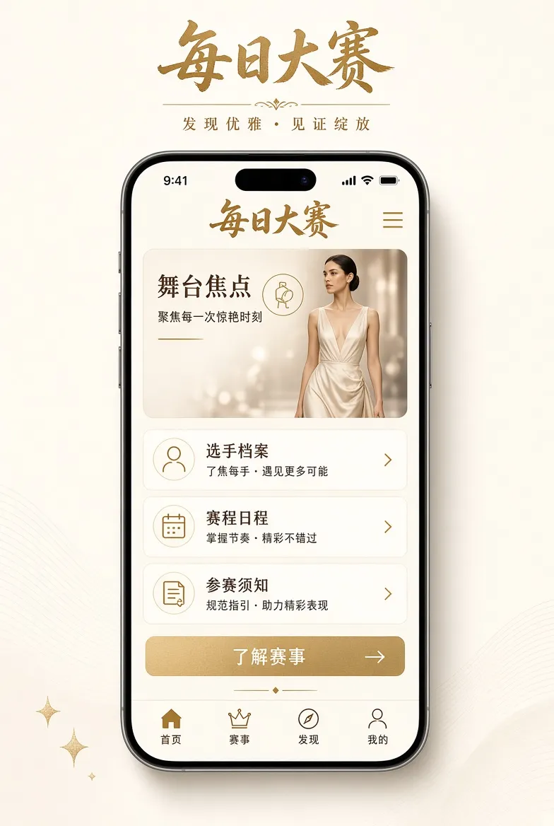 每日大赛APP服务视觉
